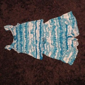 Matching T-shirt and shorts